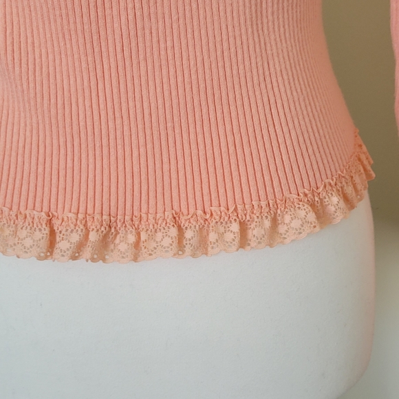 For Love And Lemons Pink Cardigan Sweater - Picture 4 of 9